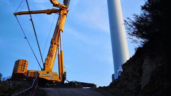 来了！首台XCA1200_I落户广东，，，，，，中国风电吊装千吨级阵营再添劲旅