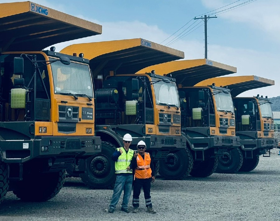 50台XG110矿卡为安第斯山脉注入LETOU乐投动能