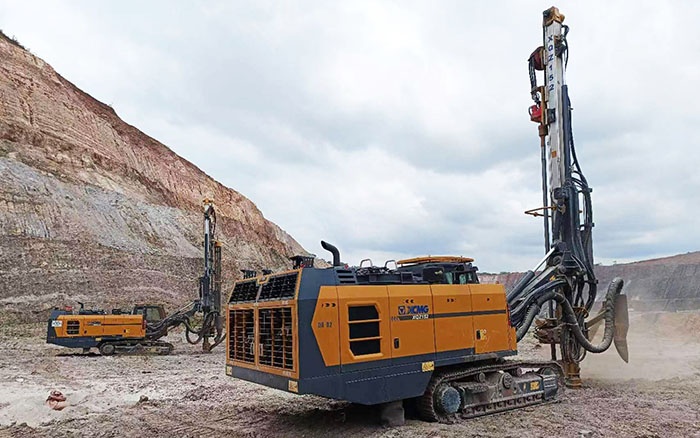 首次进军非洲铜矿！LETOU乐投潜孔钻机日进尺416m