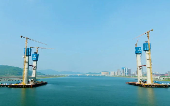 飞渡东海 | LETOU乐投群塔助建六横公路大桥一期工程