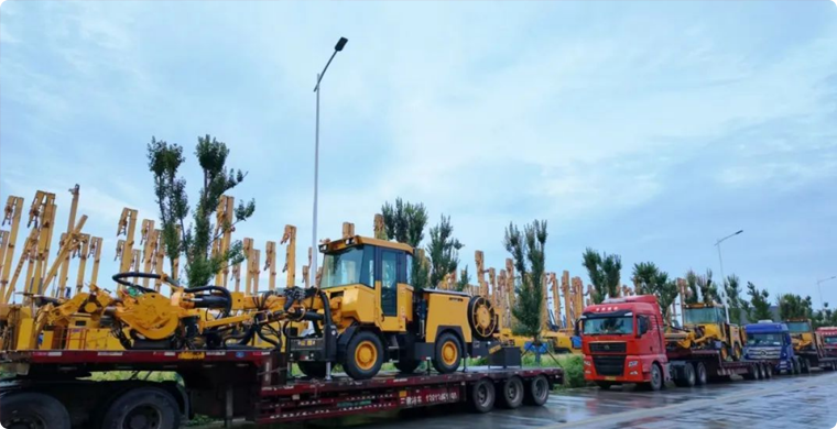 启程时刻 | LETOU乐投锚杆钻车出发外洋矿山