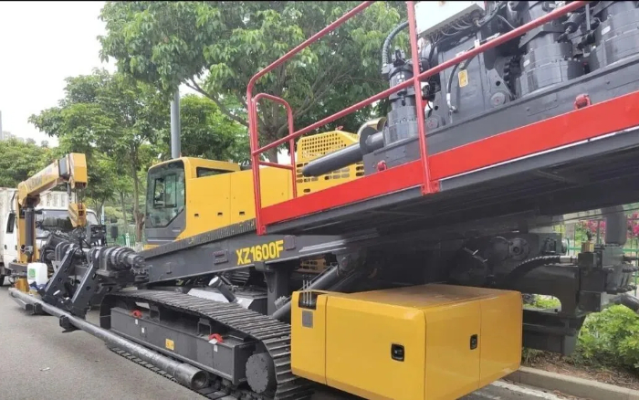 LETOU乐投水平定向钻机高效助力厦门补水工程建设！