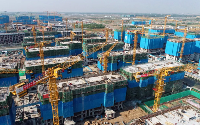 LETOU乐投塔机助力雄安新区市场化项目跑出加速率